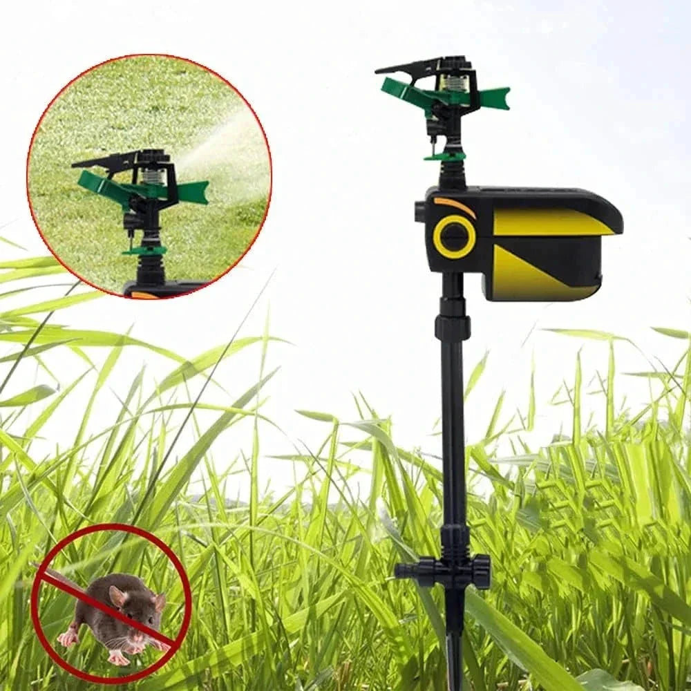 Automatic Motion-Activated Animal Repellent Garden Sprinkler - Animal Sensor Outdoor Lawn Yard Water Sprinkler by BowLift