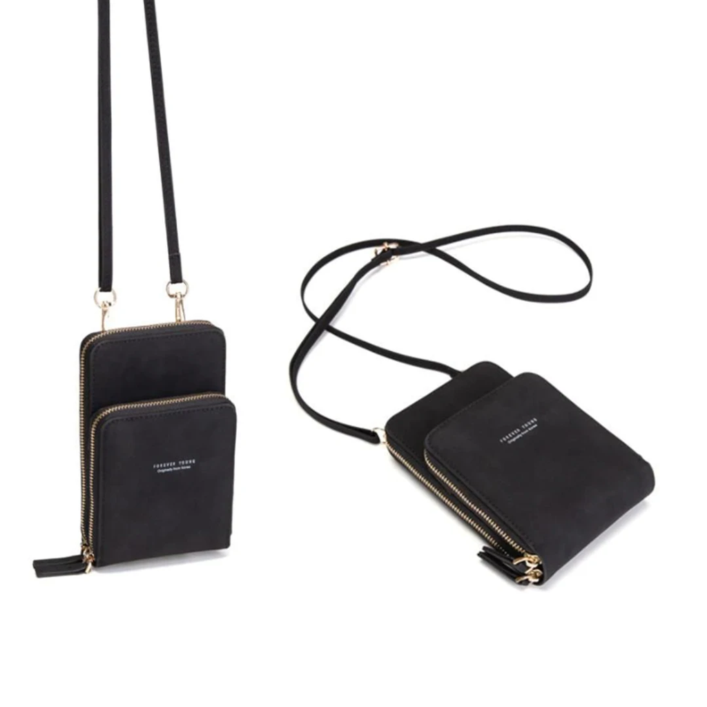 Triple Secure Leather Phone Purse: Elegance Meets Practicality by BowLift