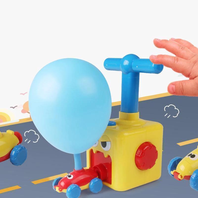 Toy car with inflatable balloon for kids by Bowlift
