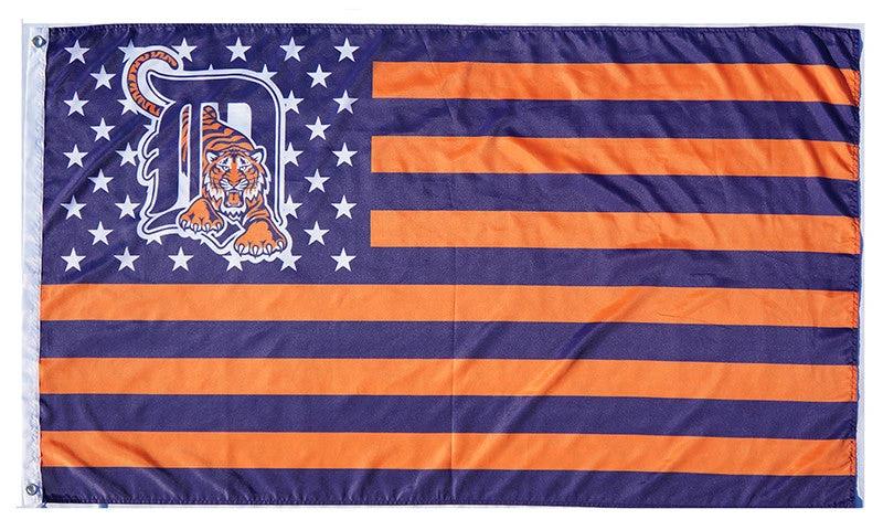 Detroit Tigers Flag-3x5FT Banner-100% polyester by flagsshop