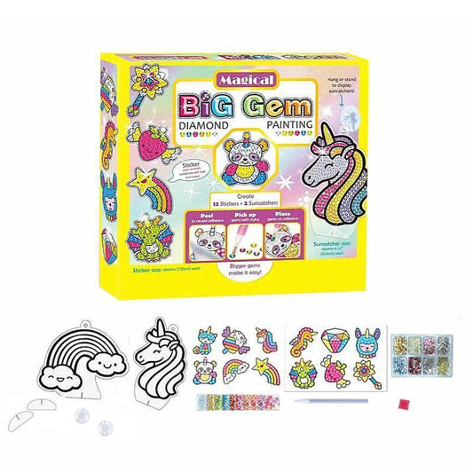 Crystal painting stickers for kids by Bowlift