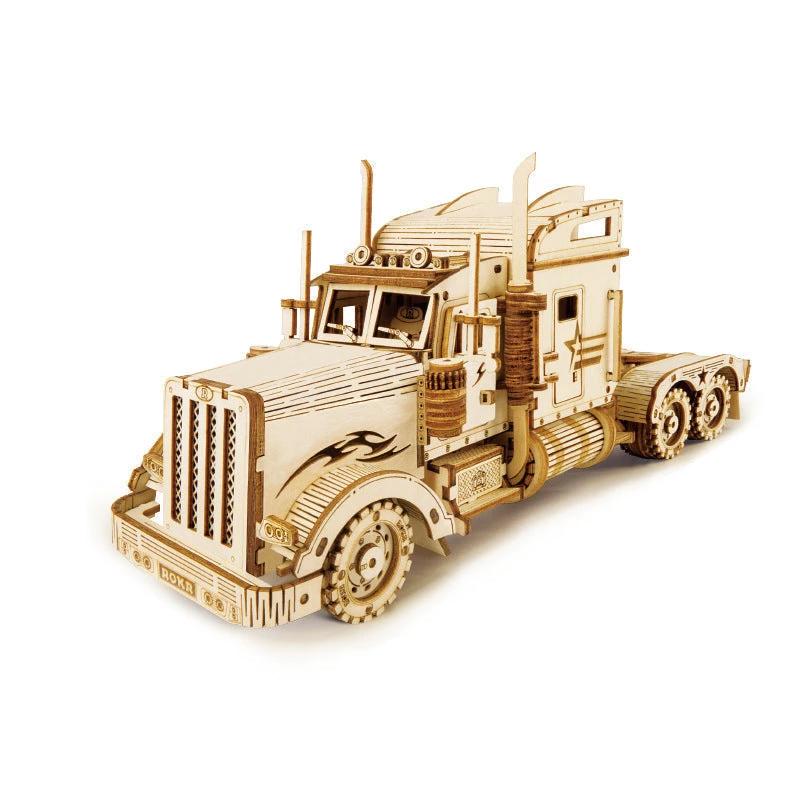Puzzle Model Mechanical Made of Wood Super by Bowlift