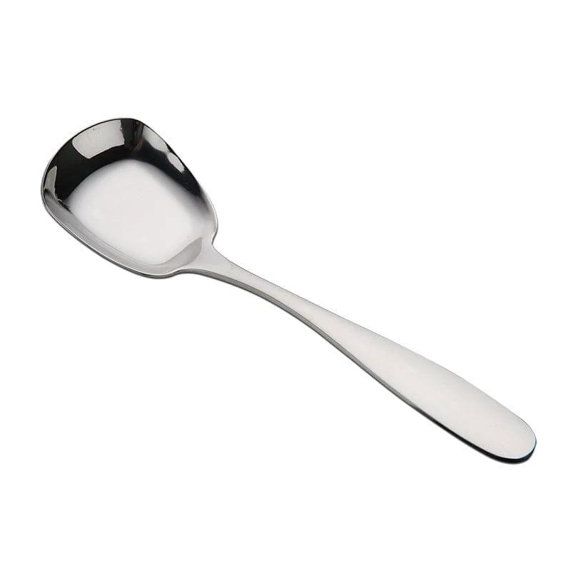 Square Head Stainless Steel Spoon by BowLift