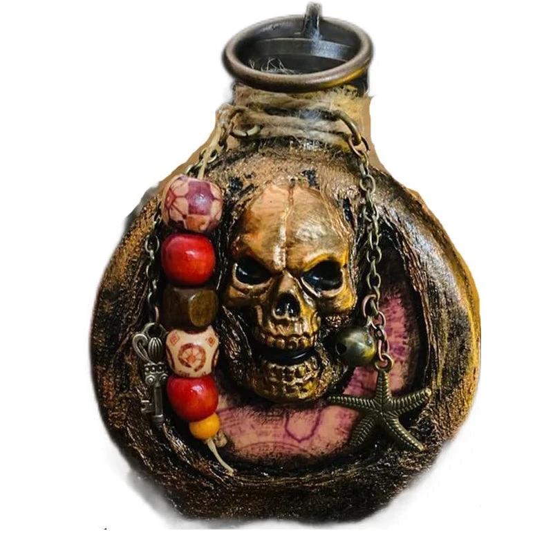Skull Pirate Rum Bottle made of Resin by Bowlift