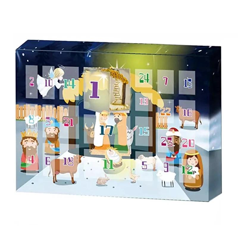Christmas nativity scene 24 days by Bowlift