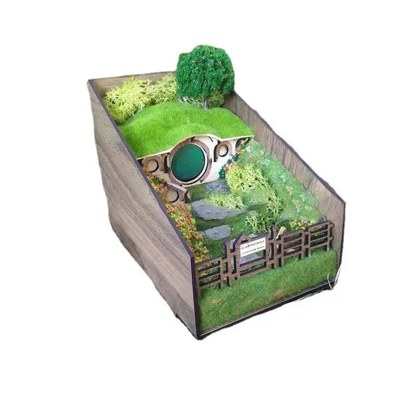 Handcrafted decorative book holders with micro landscape design Bowlift by Bowlift