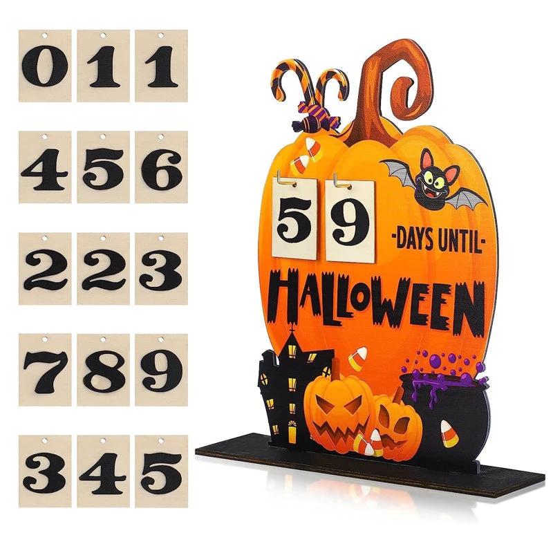 Wood Halloween Advent Calendar by Bowlift