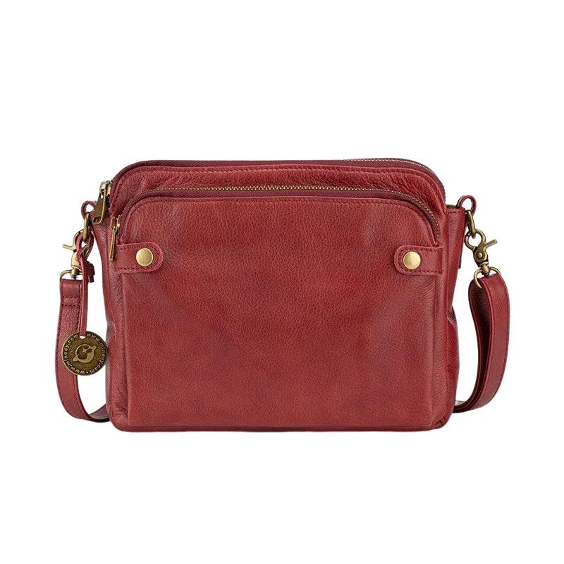 Three-Layer-Leather-Crossbody-Shoulder- & Clutch-Bag by BowLift