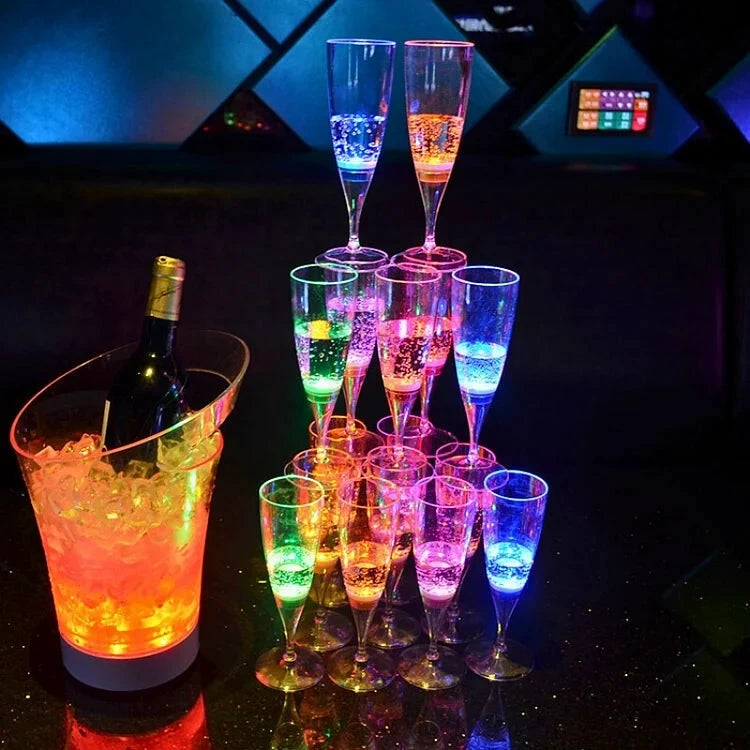 GlowSip - LED-lit wine glass set (6 pieces) Bowlift by Bowlift