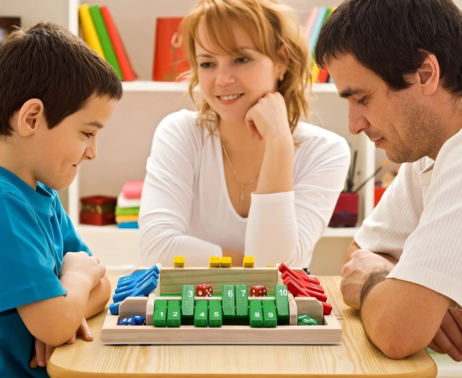 Shut The Box game, wooden board dice games Bowlift by Bowlift