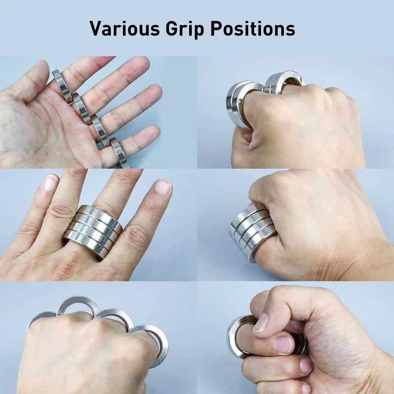 Foldable Four-Ring Titanium Steel Fidget Toy by BowLift