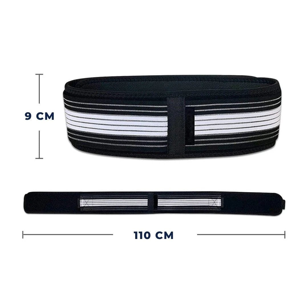 BackGuard Lumbar Support Belt | Lower Back Pain Relief - Adjustable Fit for Posture Correction - Injury Prevention - Active Use Bowlift by Bowlift