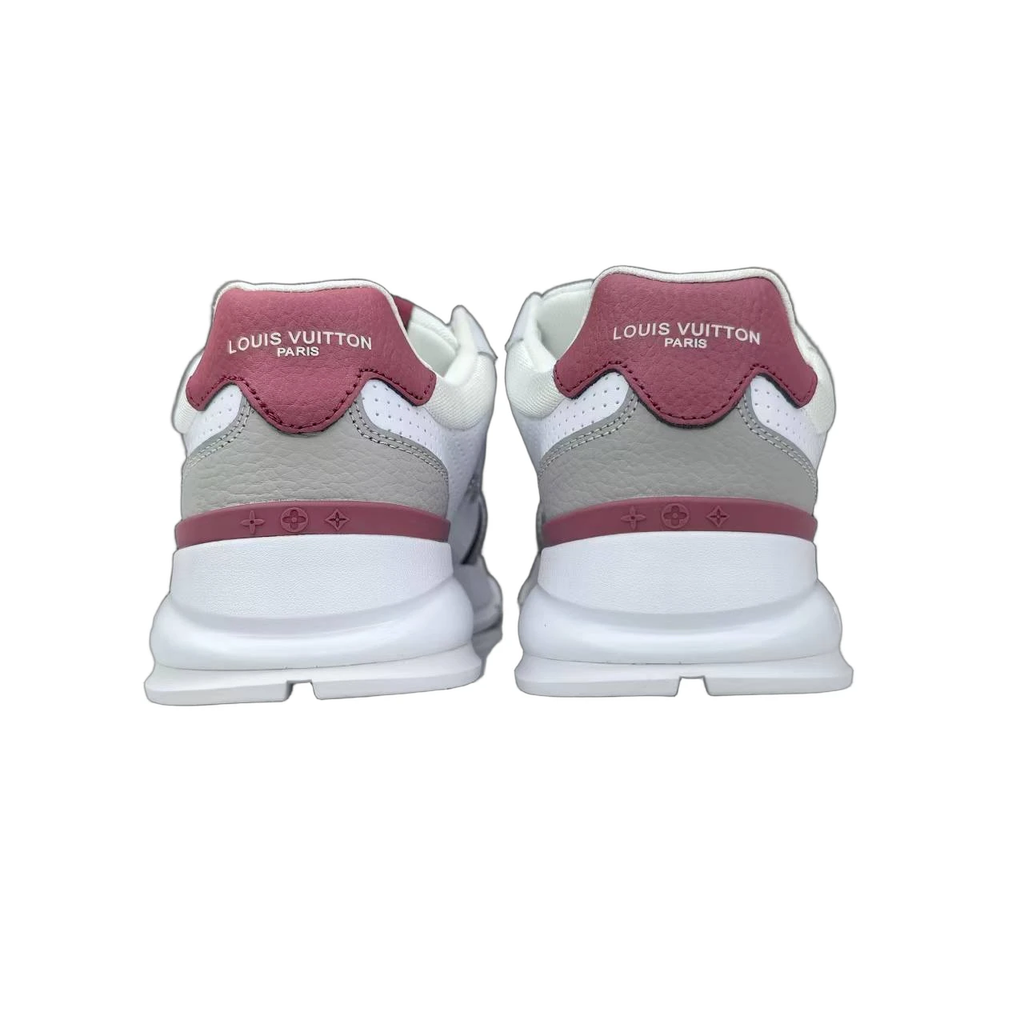Luxury Lou Paris Classic Trainers White Grey Burgundy Shoes Sneakers by Air Jordan