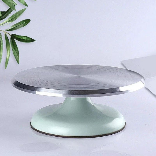 Baking Tools Aluminum Alloy Cake Turntable Cake Mounting Table by Bowlift
