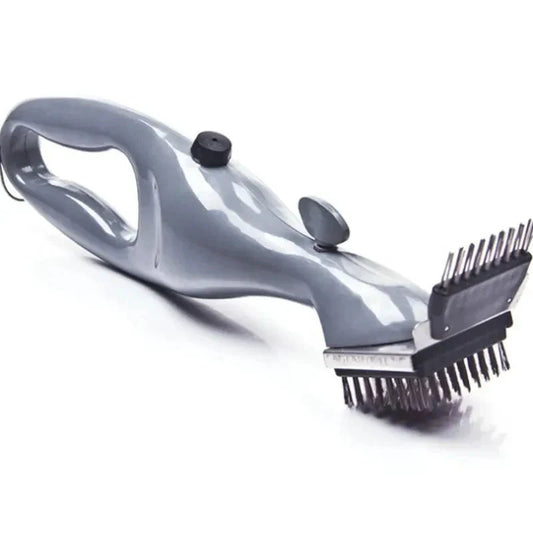 Barbecue Grill Outdoor Steam Cleaning Brush BBQ Cleaner Charcoal Scraper by Bowlift