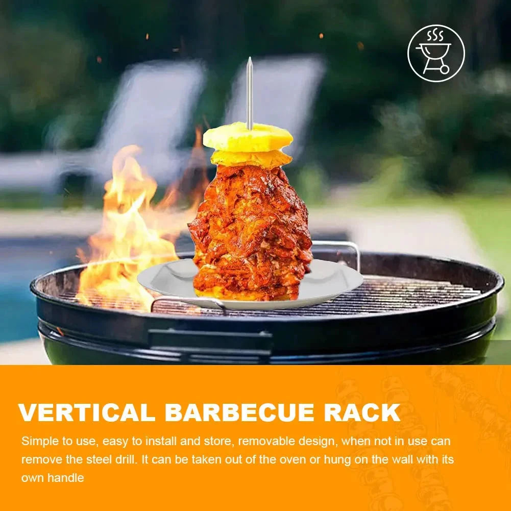 Barbecue Grilling Rack Chicken Roaster Rack With Bowl BBQ Grill by Bowlift