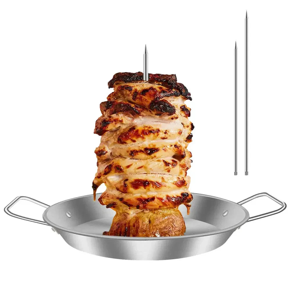 Barbecue Grilling Rack Chicken Roaster Rack With Bowl BBQ Grill by Bowlift