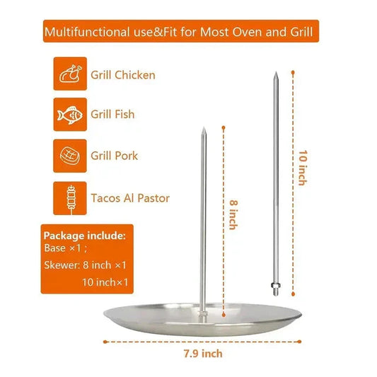 Barbecue Grilling Rack Chicken Roaster Rack With Bowl BBQ Grill by Bowlift