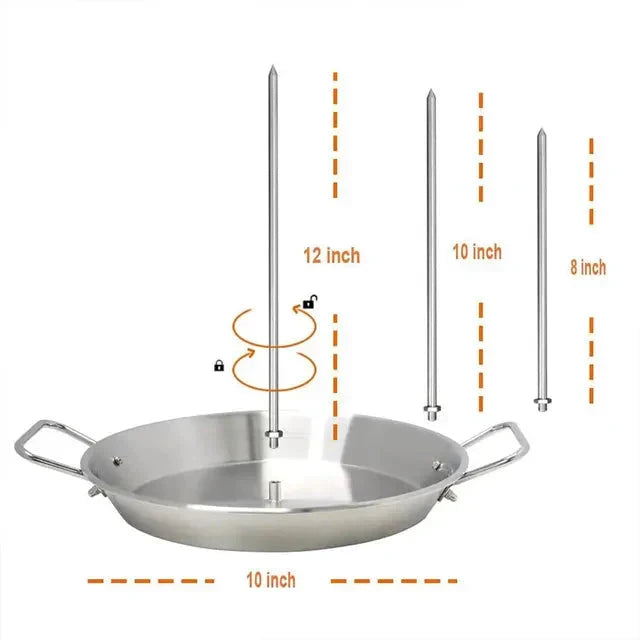 Barbecue Grilling Rack Chicken Roaster Rack With Bowl BBQ Grill by Bowlift