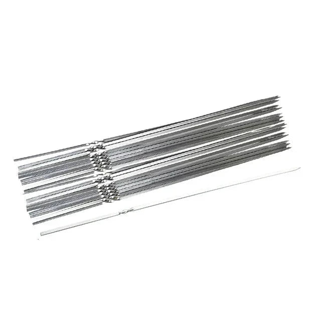 Barbecue Meat String Skewers Chunks Of Meat Stainless Steel Stick by Bowlift
