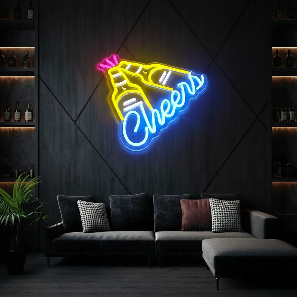 LED Beer Neon Sign Led Light up for Wall Art by Neonchics