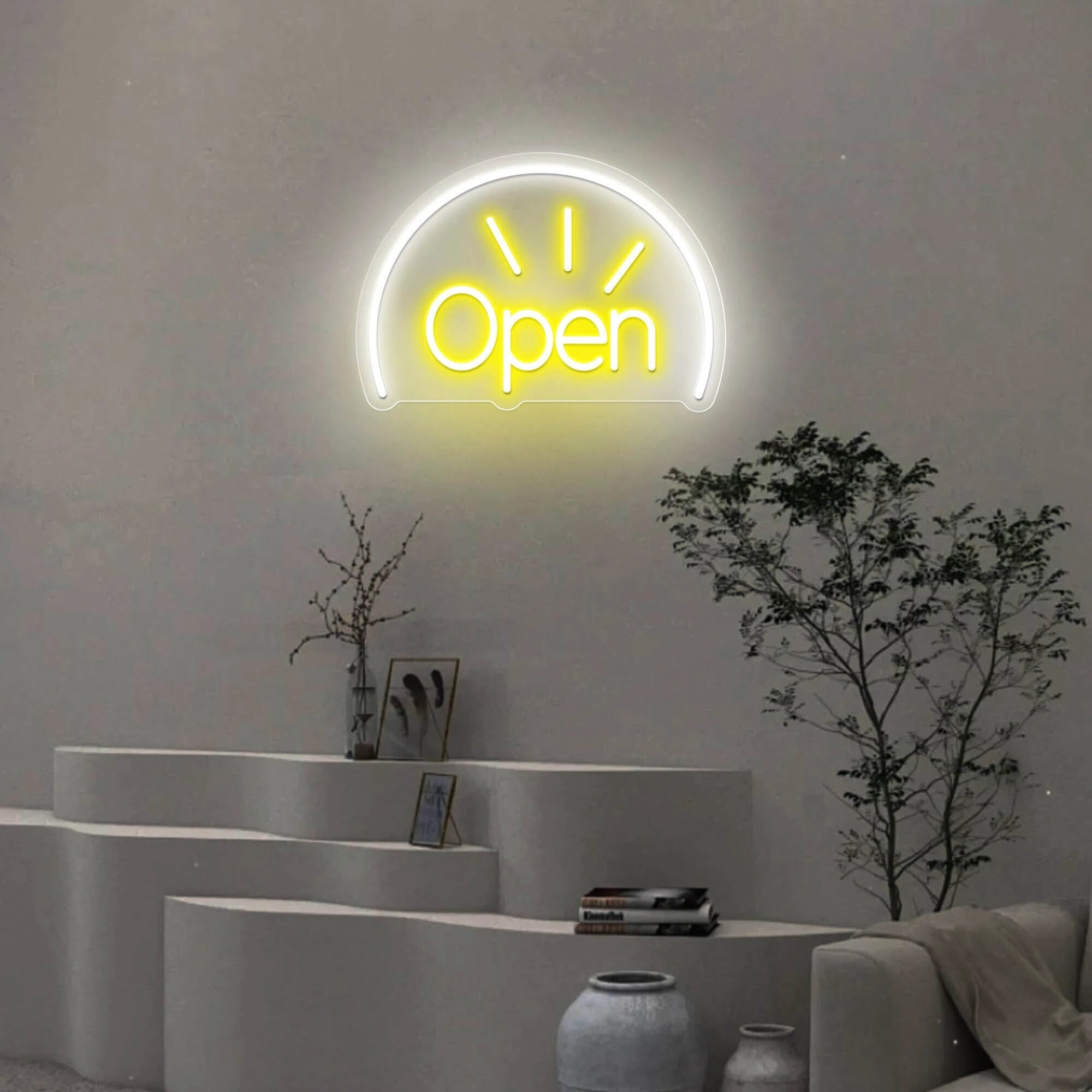 Open Neon Sign Shop&Bar Open Led Sign by Neonchics