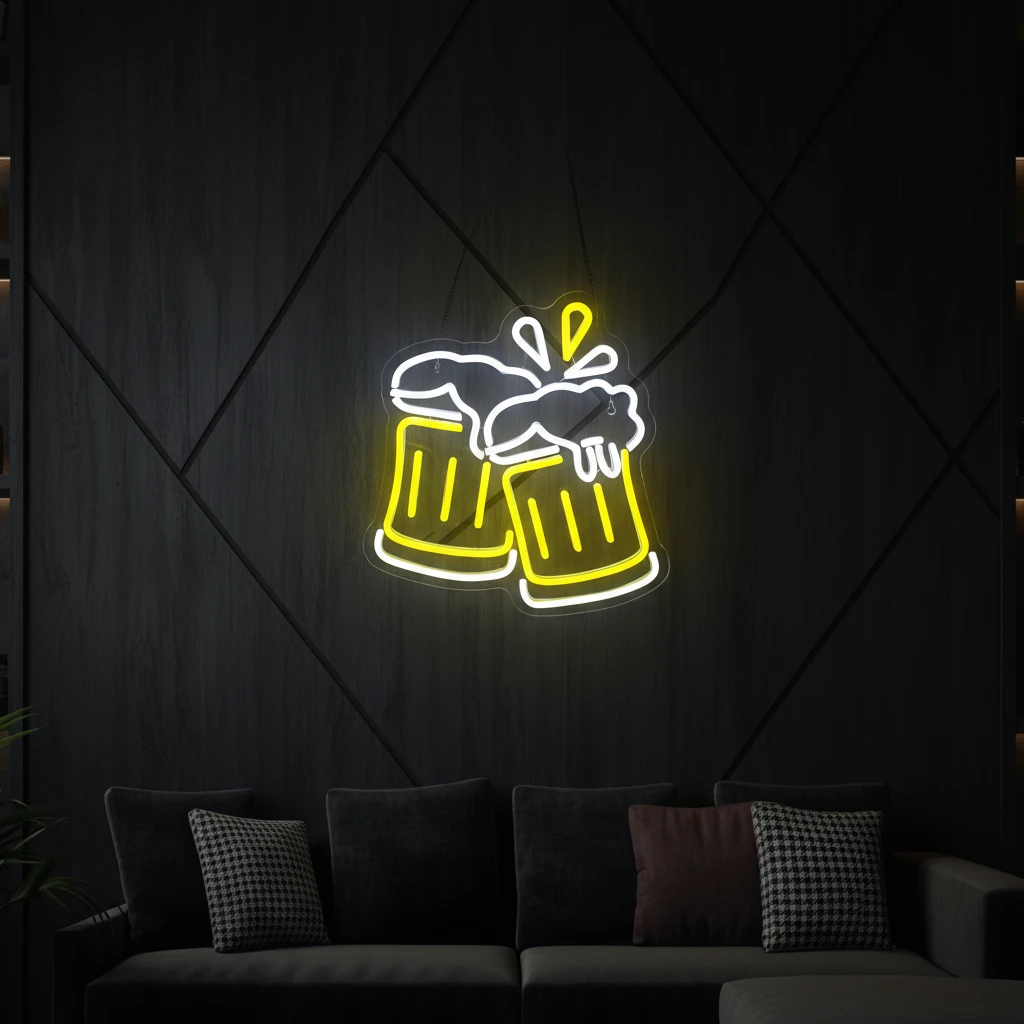 Beer Cheers Neon Sign by Neonchics