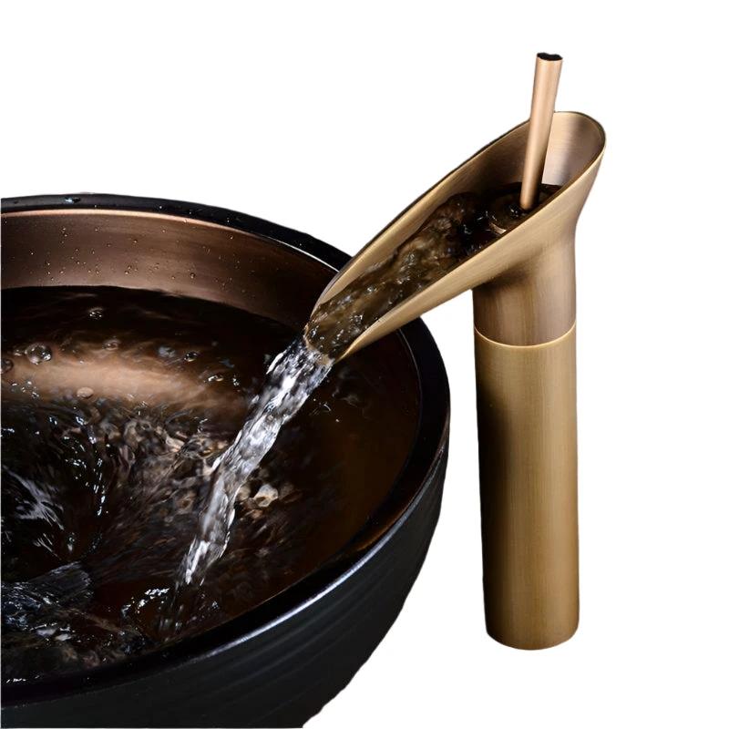 AquaCascade waterfall faucet for the sink Bowlift by Bowlift