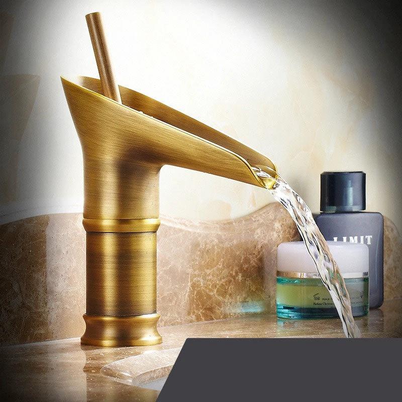 AquaCascade waterfall faucet for the sink Bowlift by Bowlift
