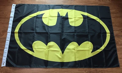 Batman flag-3x5FT Banner-100% polyester-2 Metal Grommets by flagsshop