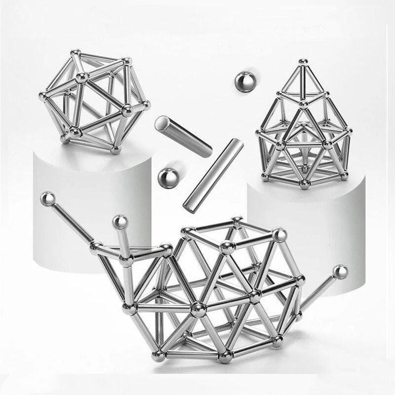 Magnetic Sticks - Creative Building Game - Children by BowLift