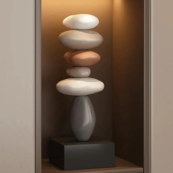 StoneBalance - Modern stable stone sculpture Bowlift by Bowlift