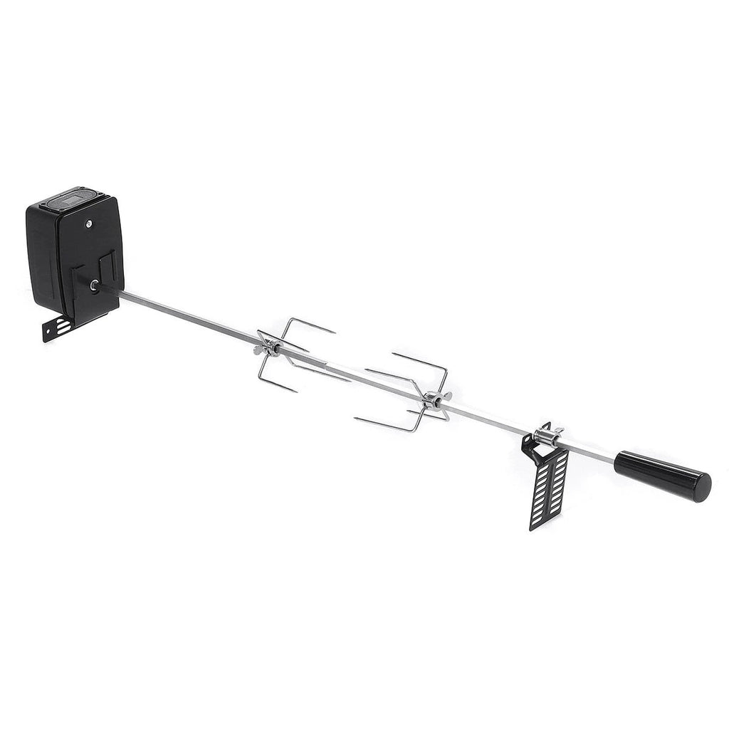 BBQ Grill Motor Meat Forks Set Automatic Spit Rod Rotisserie Kit by Bowlift