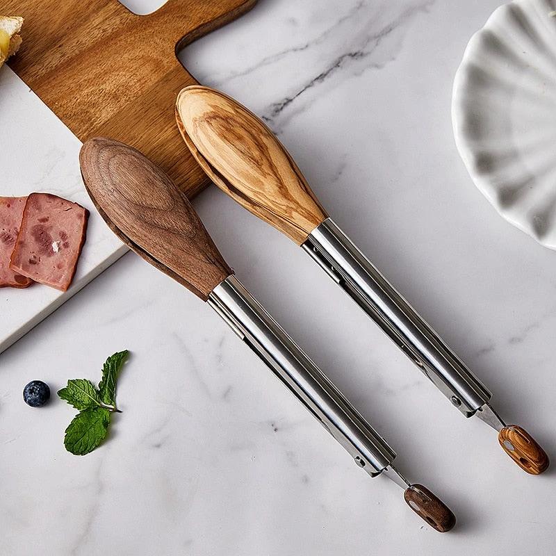 BBQ Grilling Tong Salad Bread Dessert Tong Food Clip Non-Stick Clips by Bowlift