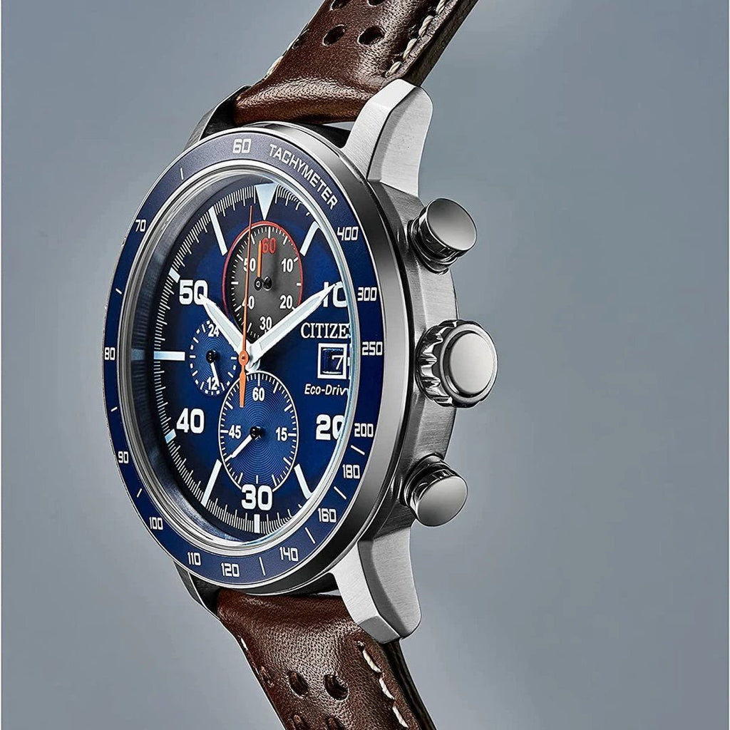 Multifunctional quartz watch with 6 hands for men by Bowlift