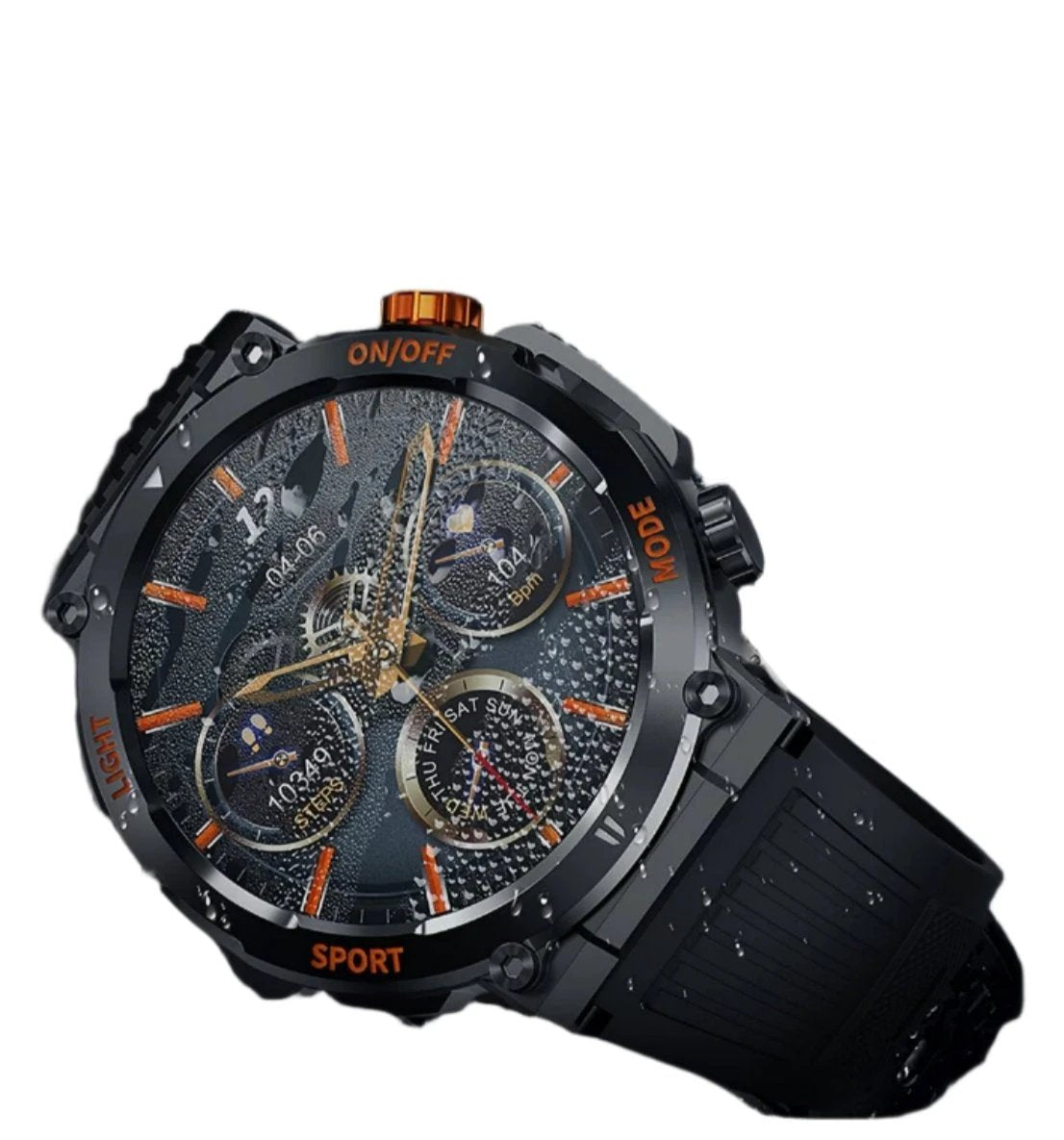Jack - Waterproof Smartwatch with LED Flashlight and Sleep Monitor Bowlift by Bowlift