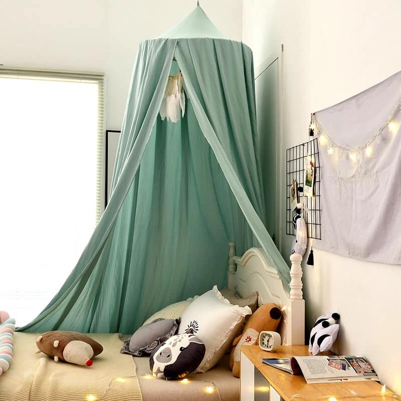 Blackout Bed Canopy for Kids | Soft. Breathable & Light-Blocking for Dreamy Play and Sleep Spaces by BowLift