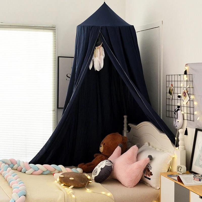 Blackout Bed Canopy for Kids | Soft. Breathable & Light-Blocking for Dreamy Play and Sleep Spaces by BowLift