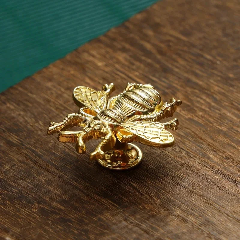 Bee Shape Cabinet Knob Kitchen Decorative Wardrobe Drawer Handle Pull by Bowlift