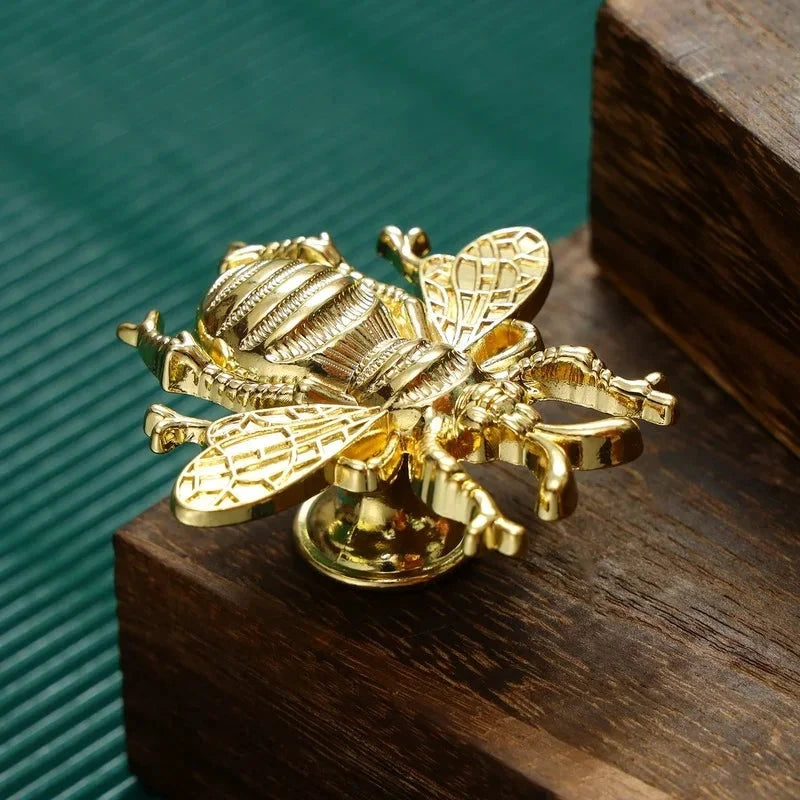 Bee Shape Cabinet Knob Kitchen Decorative Wardrobe Drawer Handle Pull by Bowlift