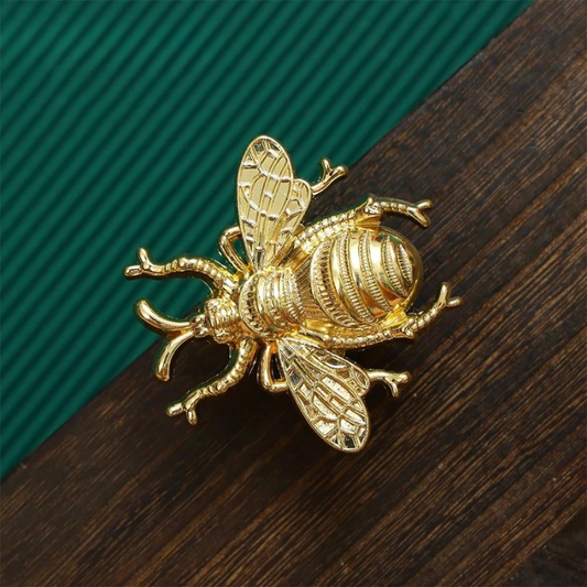 Bee Shape Cabinet Knob Kitchen Decorative Wardrobe Drawer Handle Pull by Bowlift