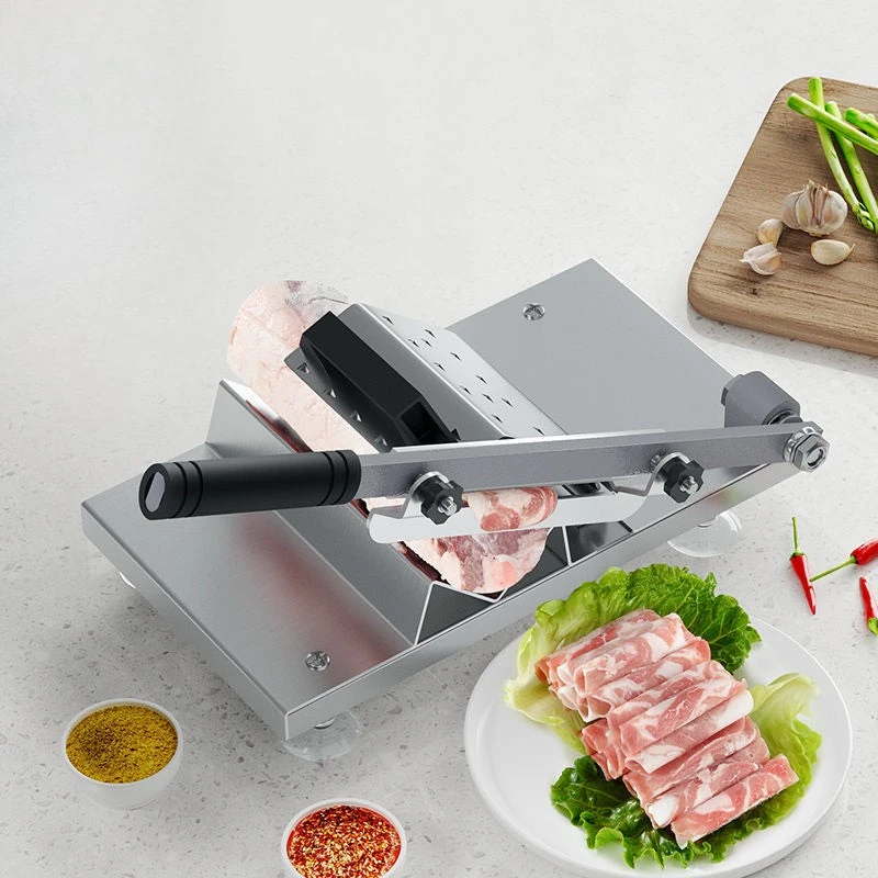 Beef Herb Mutton Rolls Cutter Meat Slicer Frozen Meat Cutting Machine by Bowlift