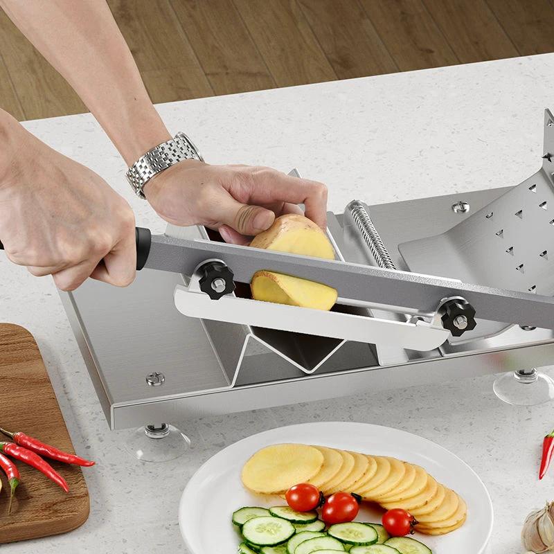 Beef Herb Mutton Rolls Cutter Meat Slicer Frozen Meat Cutting Machine by Bowlift