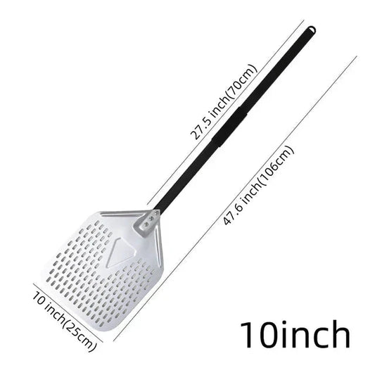 Big Pizza Perforated Shovel Paddle Handle for Oven Pizza Baking Tool by Bowlift
