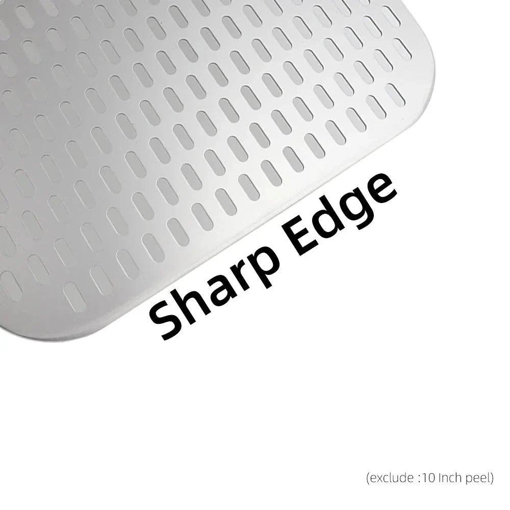 Big Pizza Perforated Shovel Paddle Handle for Oven Pizza Baking Tool by Bowlift