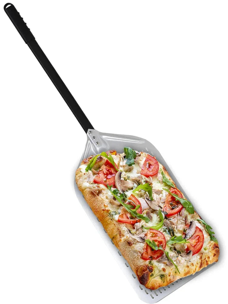Big Pizza Perforated Shovel Paddle Handle for Oven Pizza Baking Tool by Bowlift
