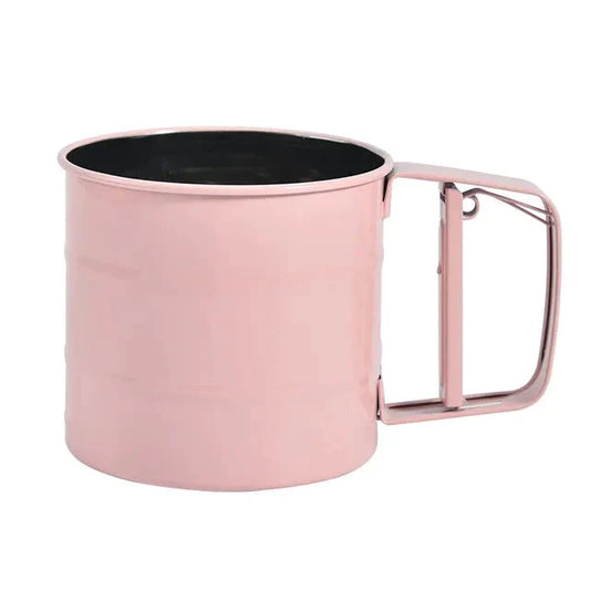 Big Size Stainless Steel Hand-held Semi-automatic Flour Sifter Cup by Bowlift
