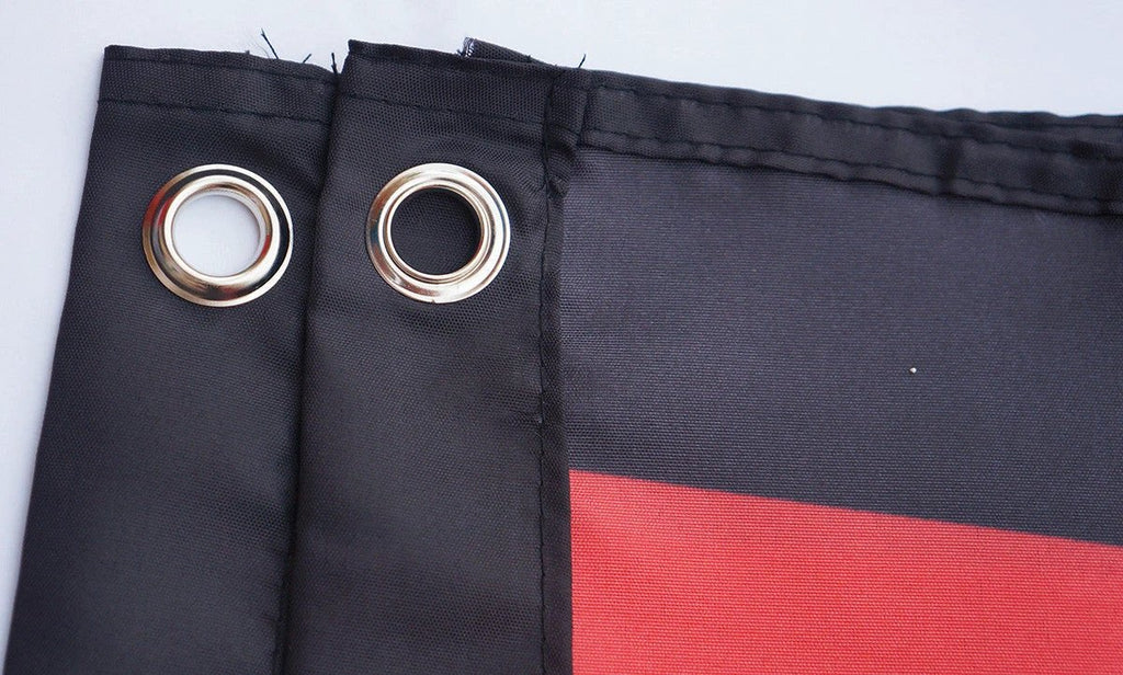 All Blacks Flag-3x5 FT-Black-100% polyester-2 Metal Grommets Banner by flagsshop
