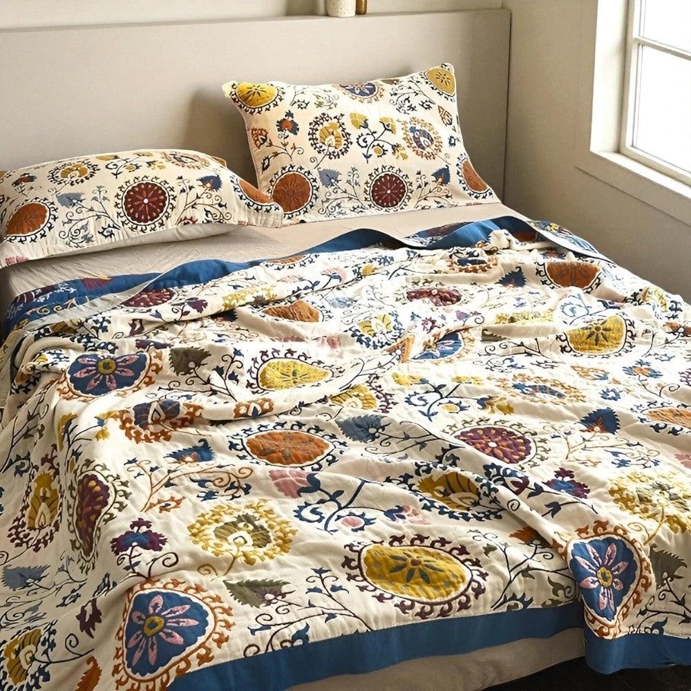Breathable Cotton Gauze Coverlet by Casa & Beyond