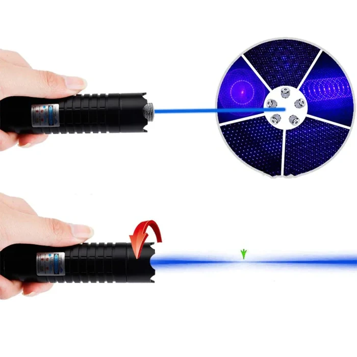 Blazing Blue High-Power Tactical Laser Lamp - BlazeBeam by BowLift